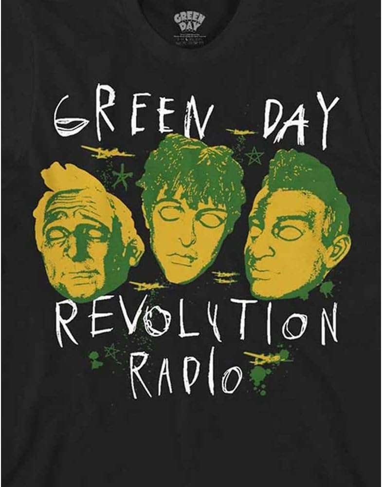 Green Day: Rock Off - Scribble Mask (T-Shirt Unisex Tg. M)