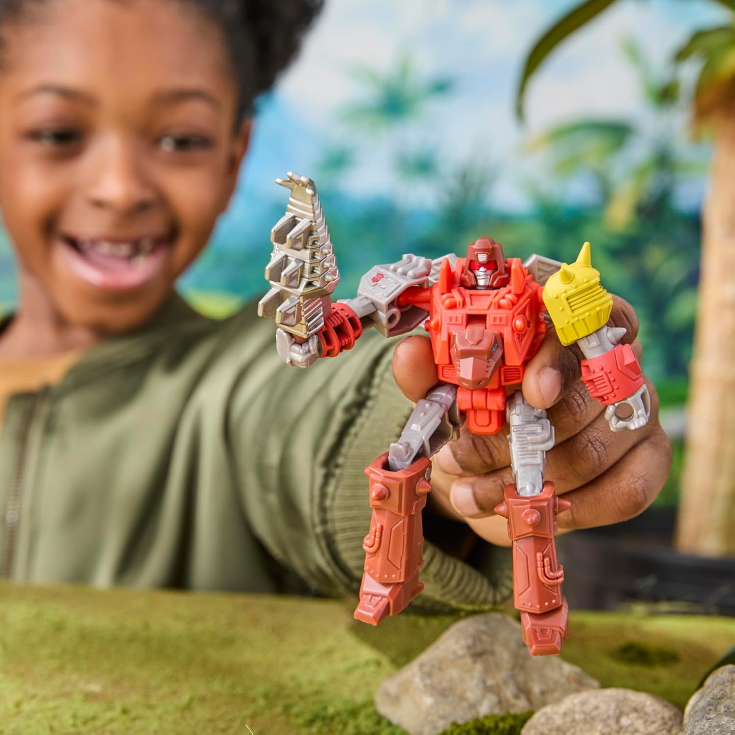 Transformers CYBERWORLD Cyber Changers Dinobot Snarl Action Figure