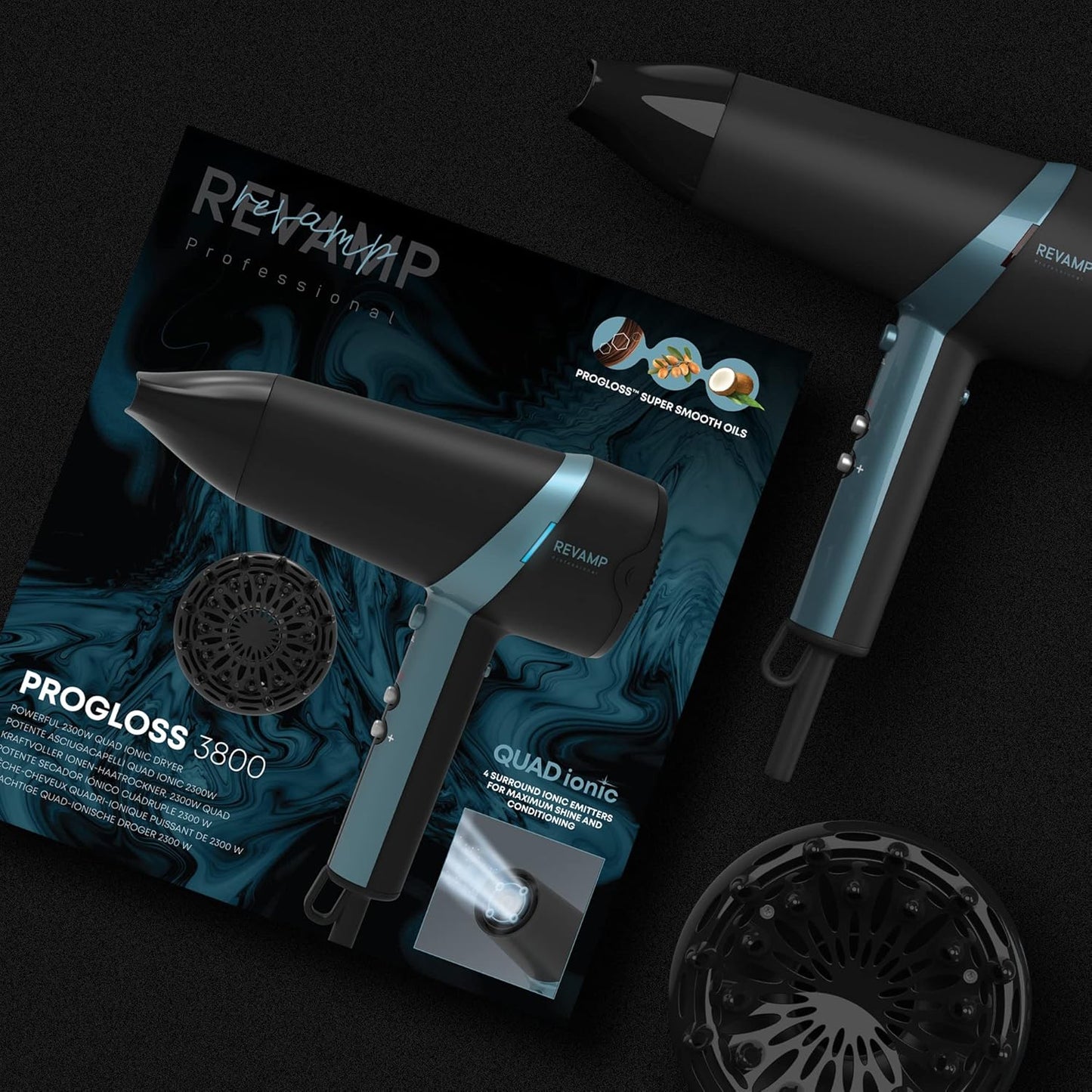 Revamp Progloss Quad Ionic Hair Dryer Dr-3800