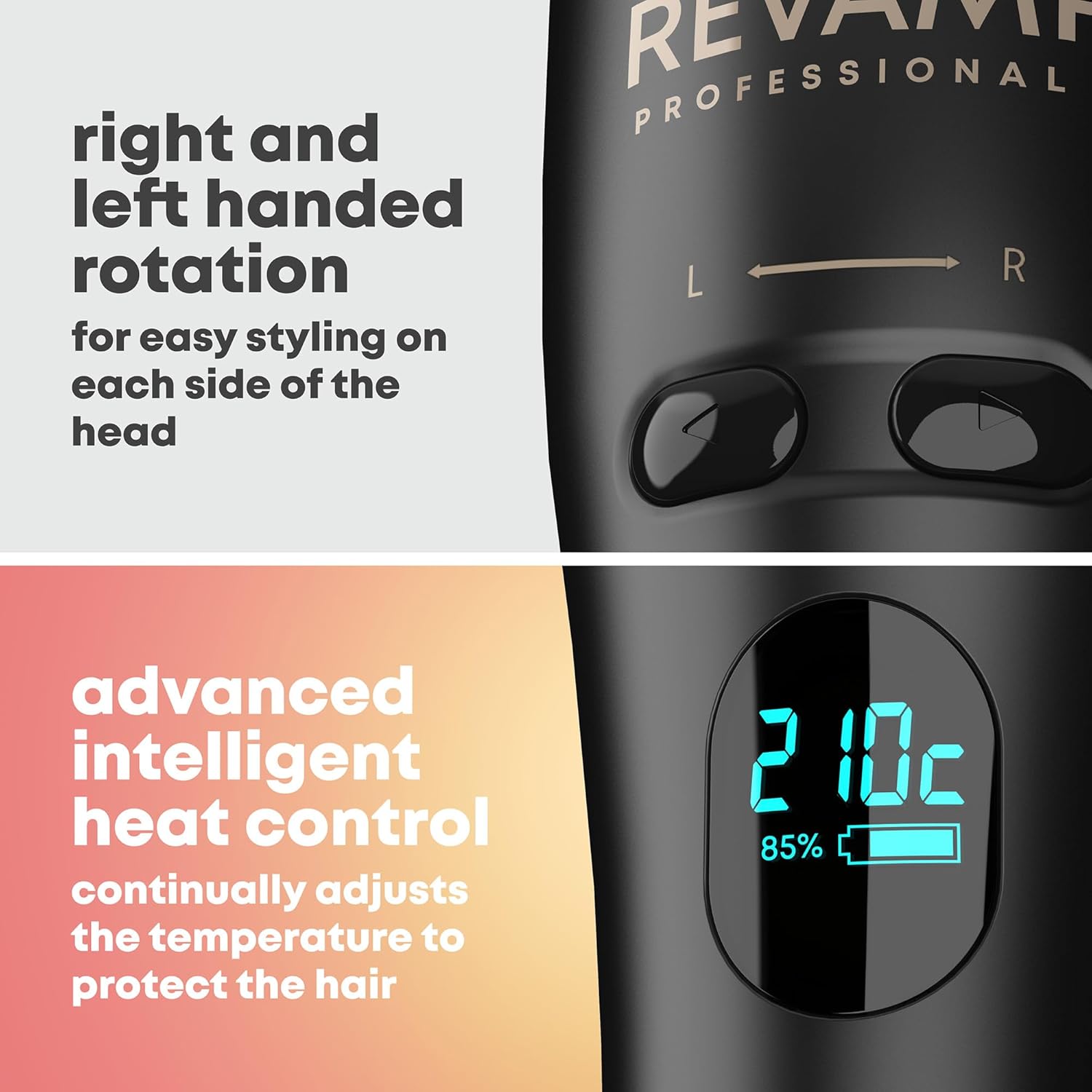 Revamp Igen Progloss Cordless Hollywood Curl Automatic Rotating Curler - Cl-2750