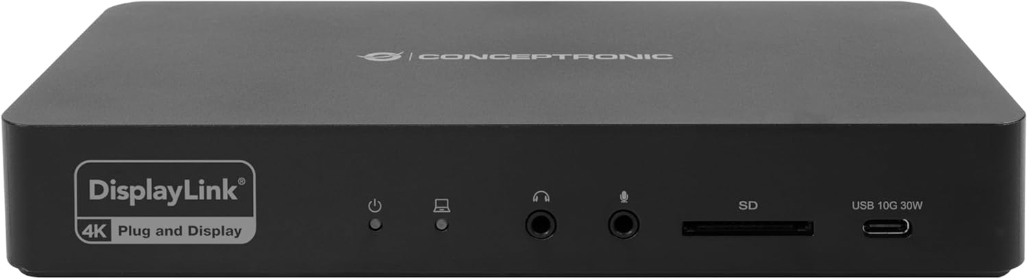 Conceptronic DONN31B - Docking USB 3.2 17 in 1