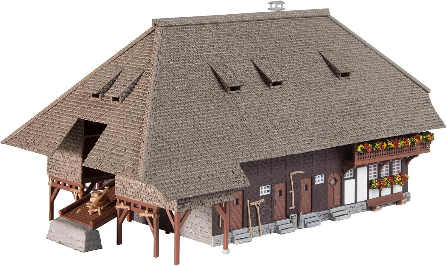 Faller Schwarzwaldhof Model Kit H0 Multicoloured Plastic Assembly Required from 14 Years