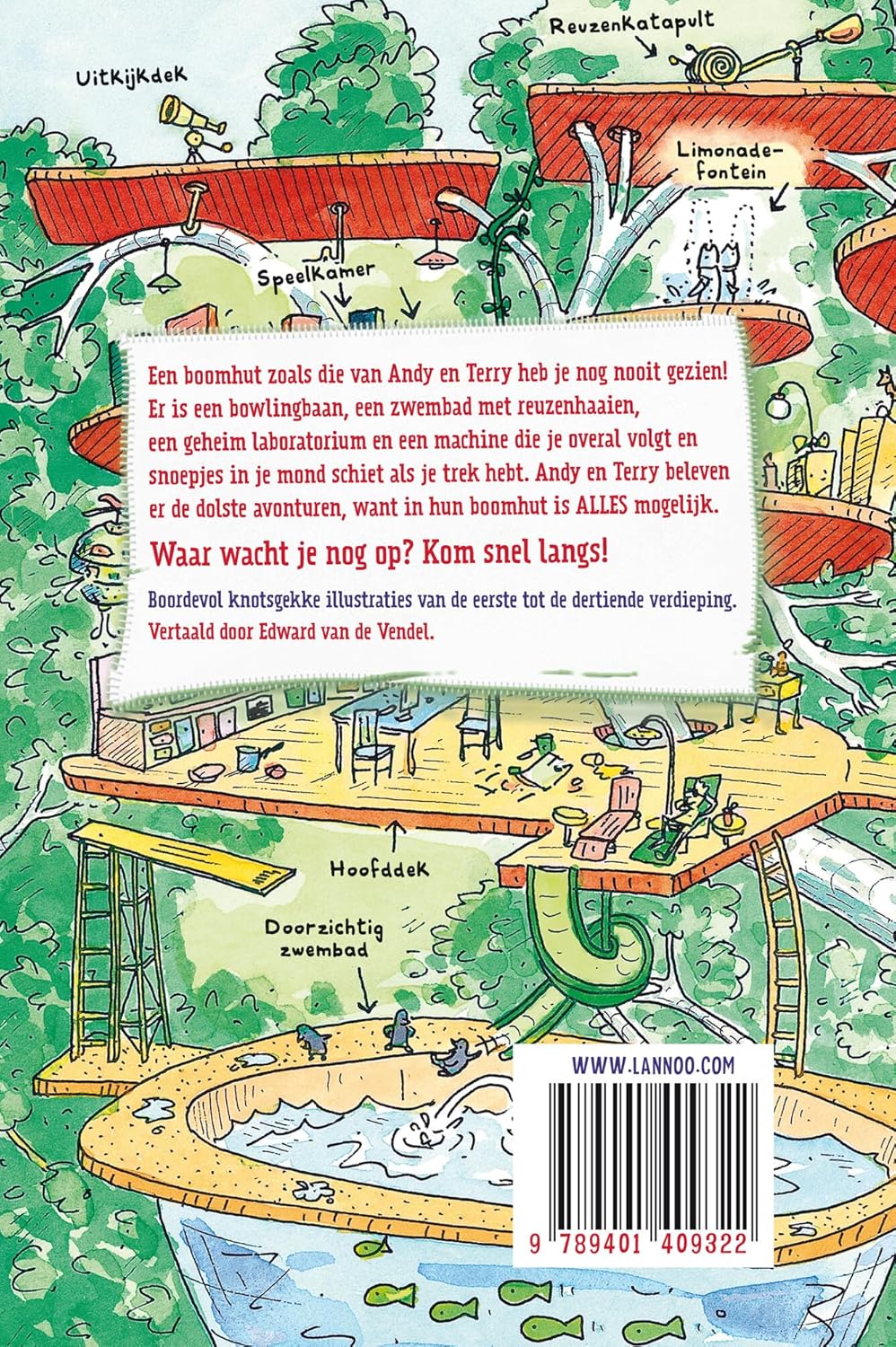 Centraal Boekhuis - De waanzinnige boomhut van 13 Verdiepingen