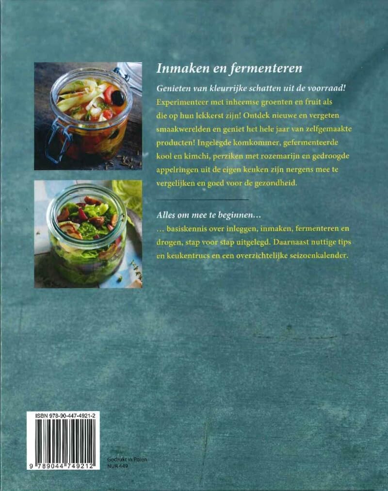 Inmaken & fermenteren: de beste technieken en bereidingen om fruit en groenten te bewaren