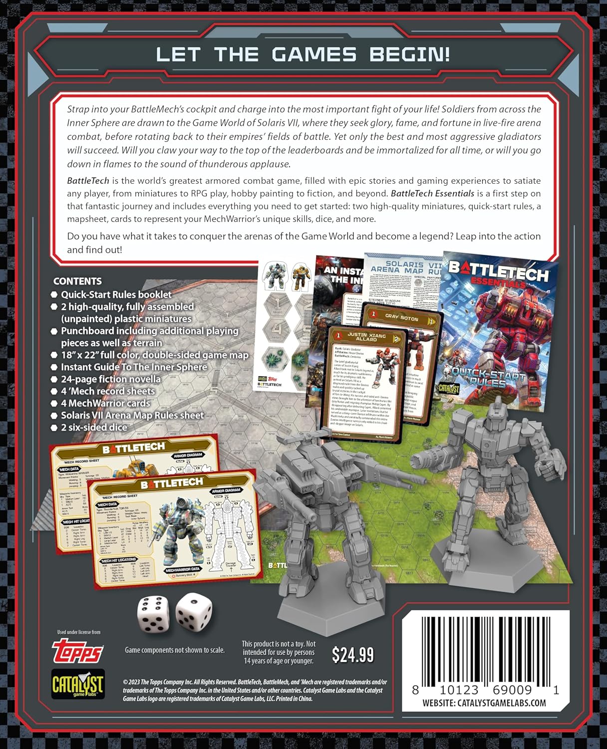 Catalyst Game Labs | BattleTech | Essentials | Miniature Game in English for ages 12 and up | Strategic Wargame for 1-2 Players | Sci-Fi Mech Wargame Starter Set