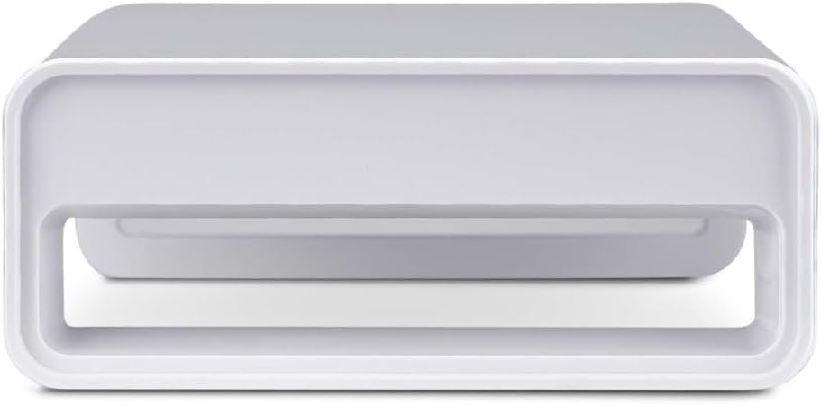 StarTech.com Supporto per Monitor Ergonomico fino a 15kg, altezza fissa 9cm, Rialzo per monitor di computer desktop/portatile