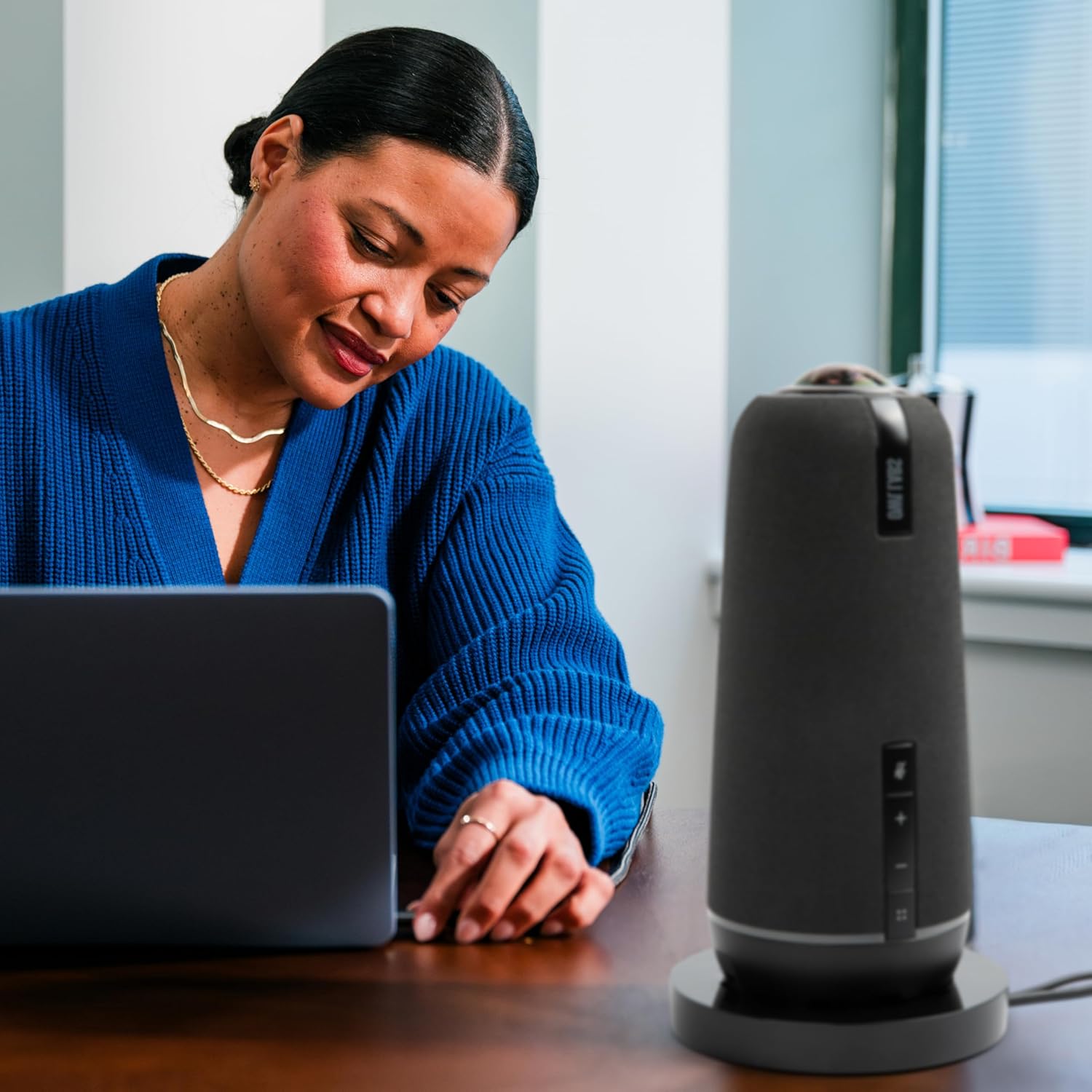 Owl Labs Meeting Owl 4+ Stand – Secure in Place & Organise Cables (Meeting Owl Not Included