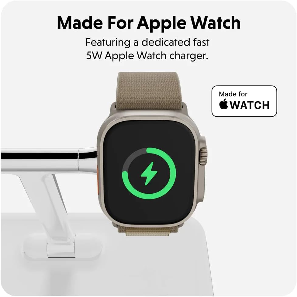 Hyper - Hyperjuice Qi2 4 In 1 Charging Stand - White
