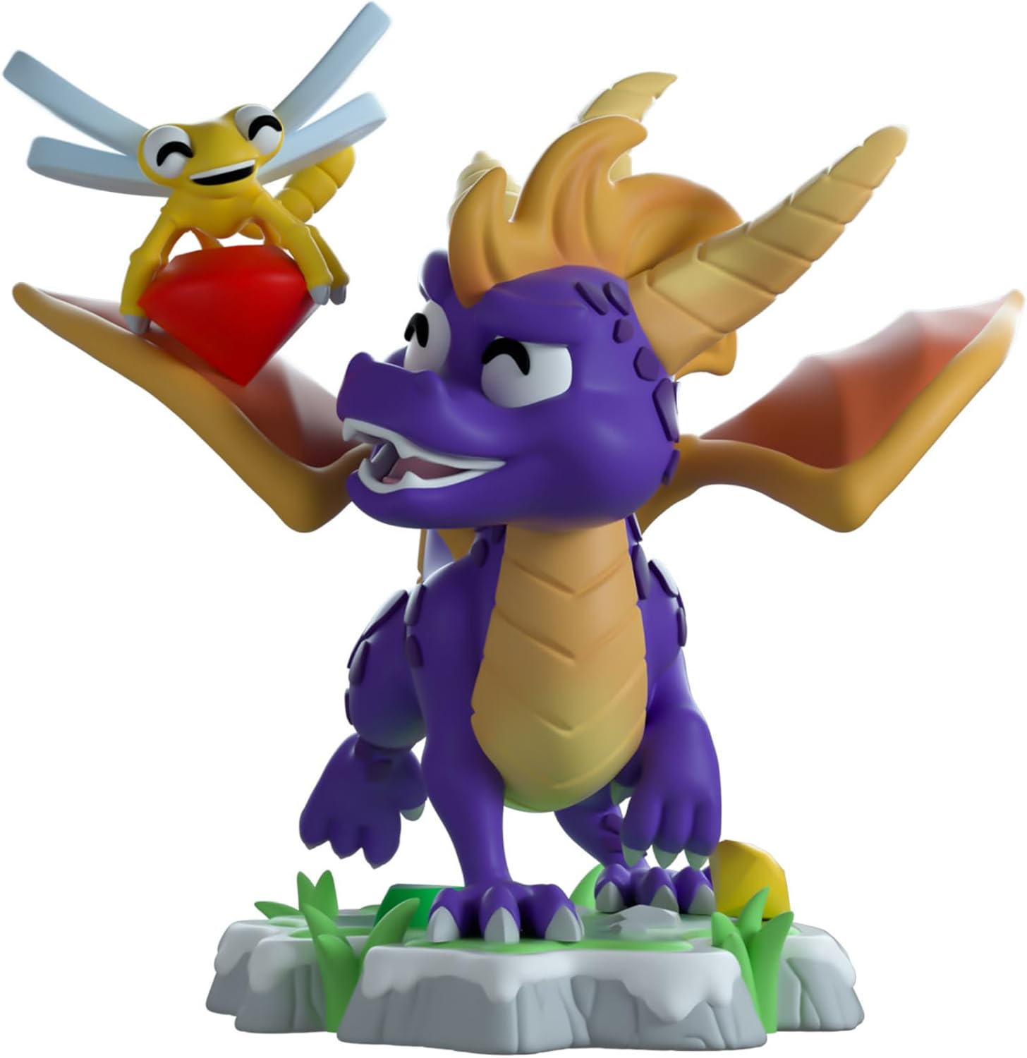 Youtooz Spyro and Sparx 3.5”Vinyl Figure – Collectible Spyro and Sparx Action Figures from Classic Video Game Series