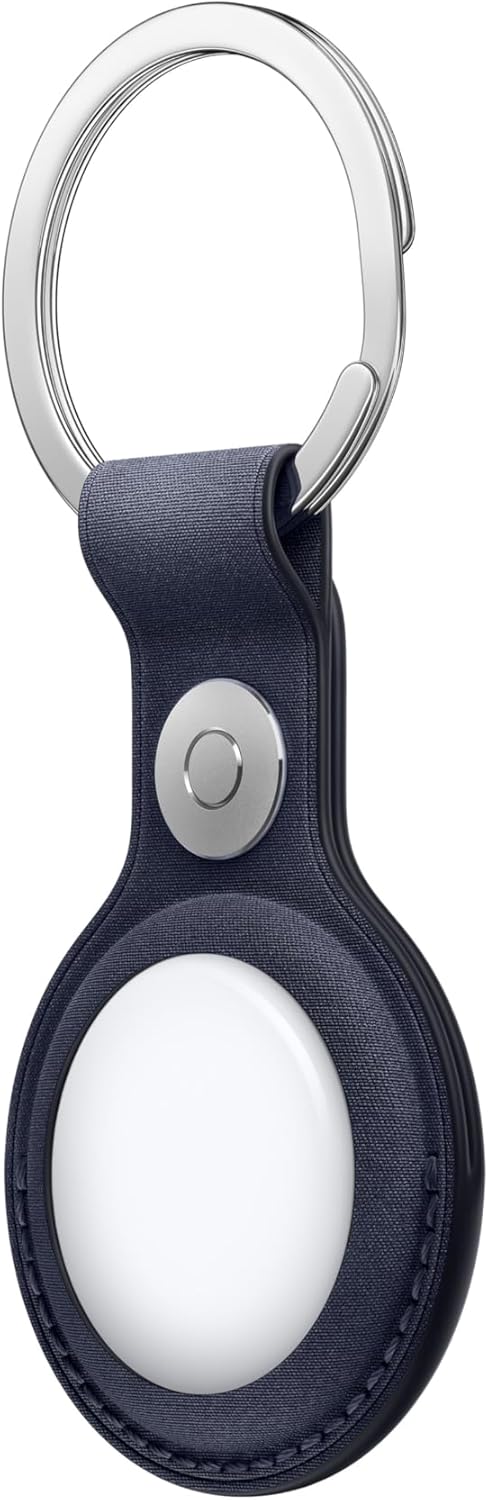 Apple - Case For Airtag - Stainless Steel, Microtwill - Navy - For Airtag