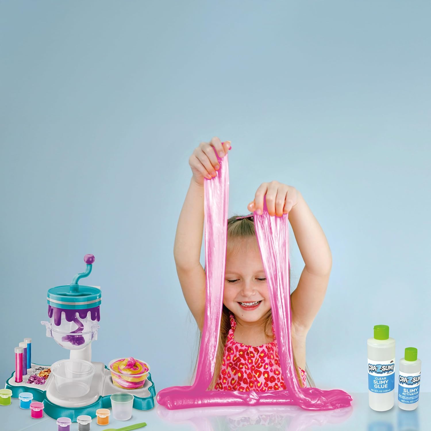 Lexibook, Studio Slimy Glinsterend, Roze Violet Blauw Oranje Groen Zilverkleurig, CRSLIM40