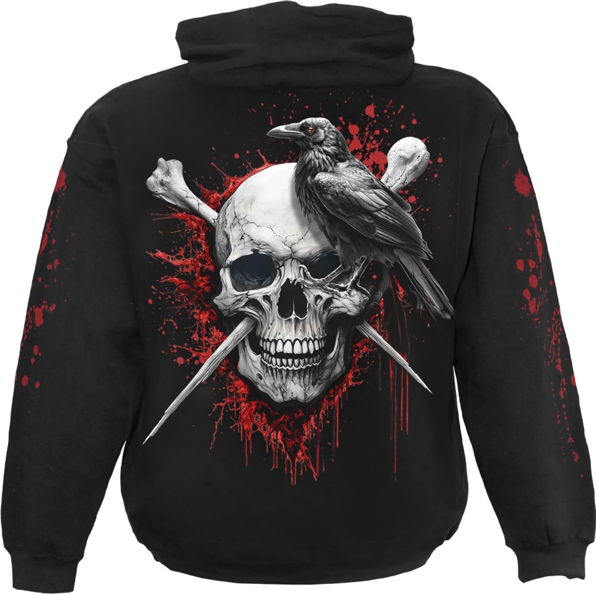 Spiral - DEATH RAVEN (Unisex Black Hoodies) Small