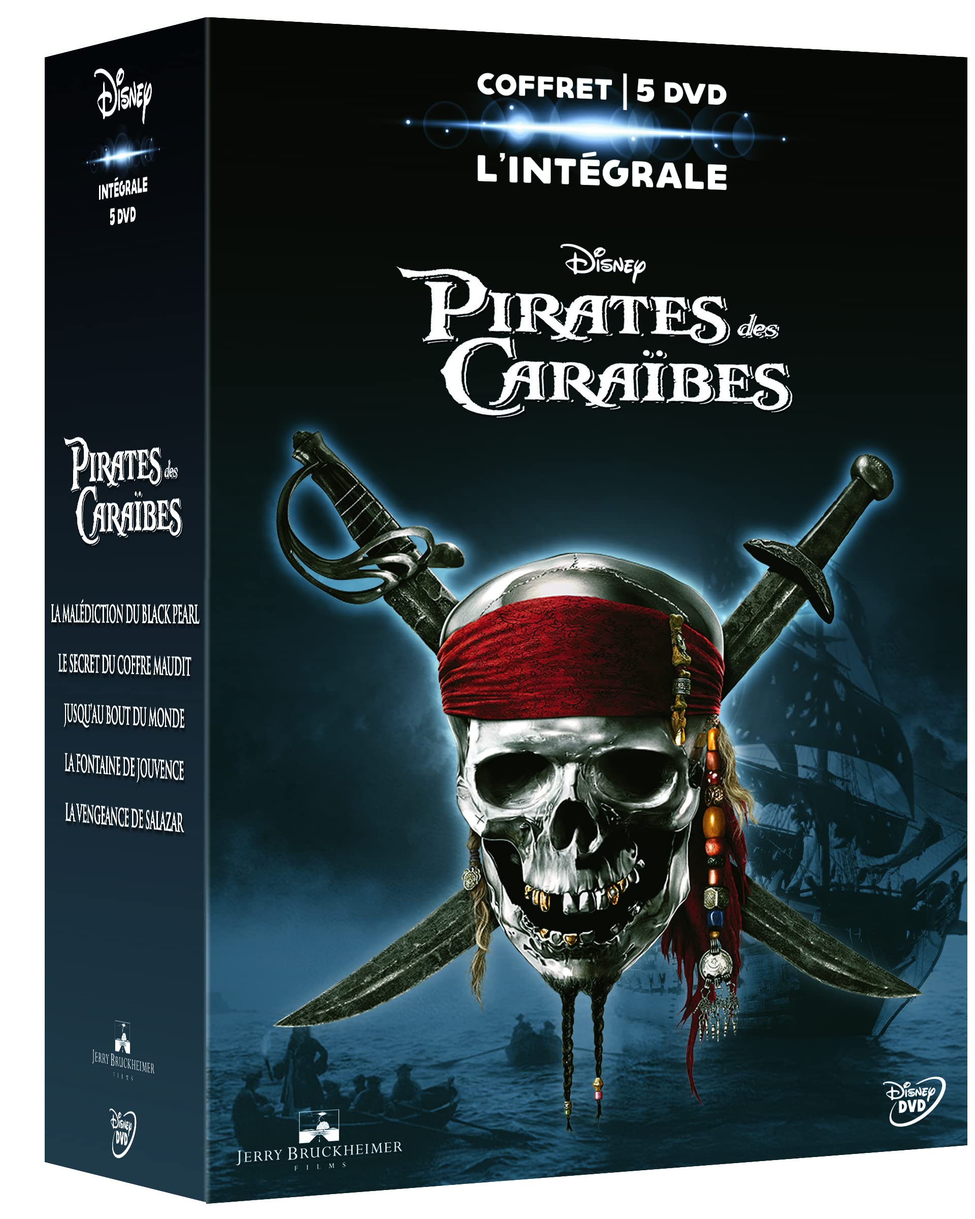 PIRATES DES CARAIBES - INTEGRALE 5 FILMS