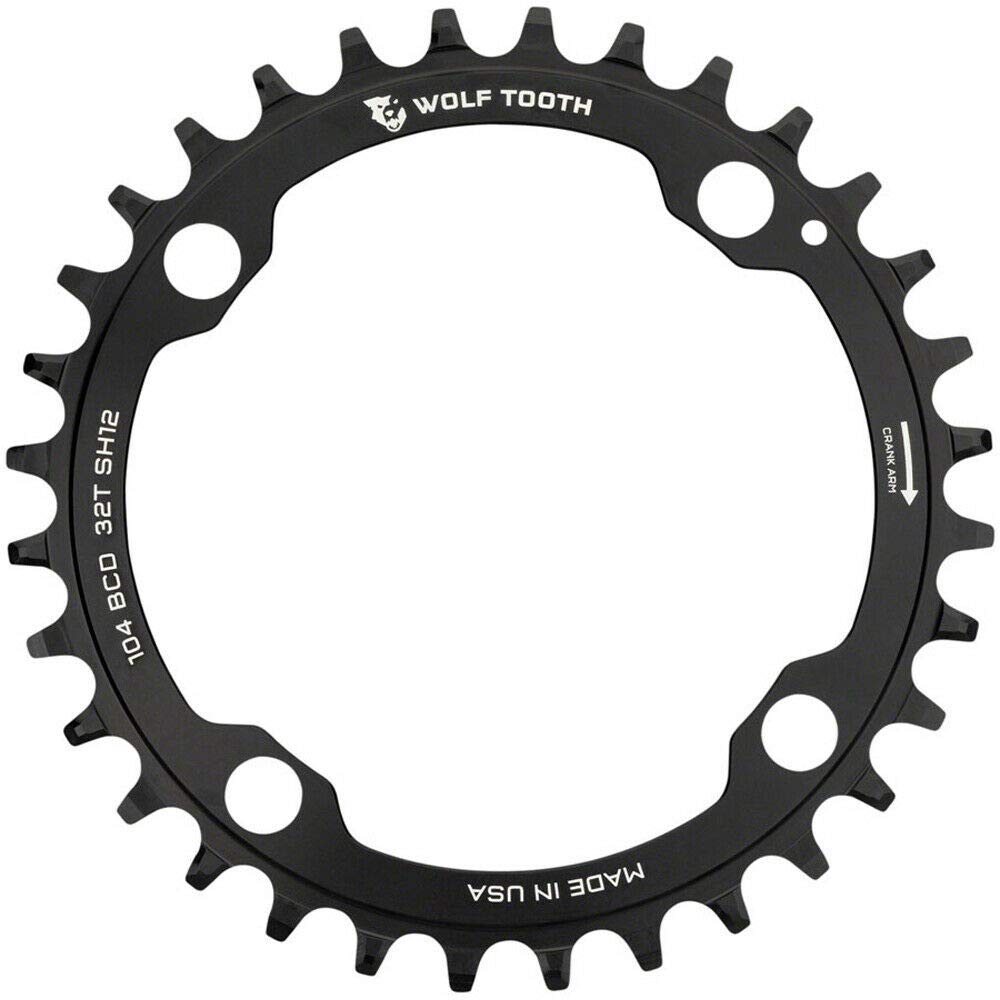 Wolf Zahnkettenblätter für Shimano 12 Gang Antrieb (34, 104BCD