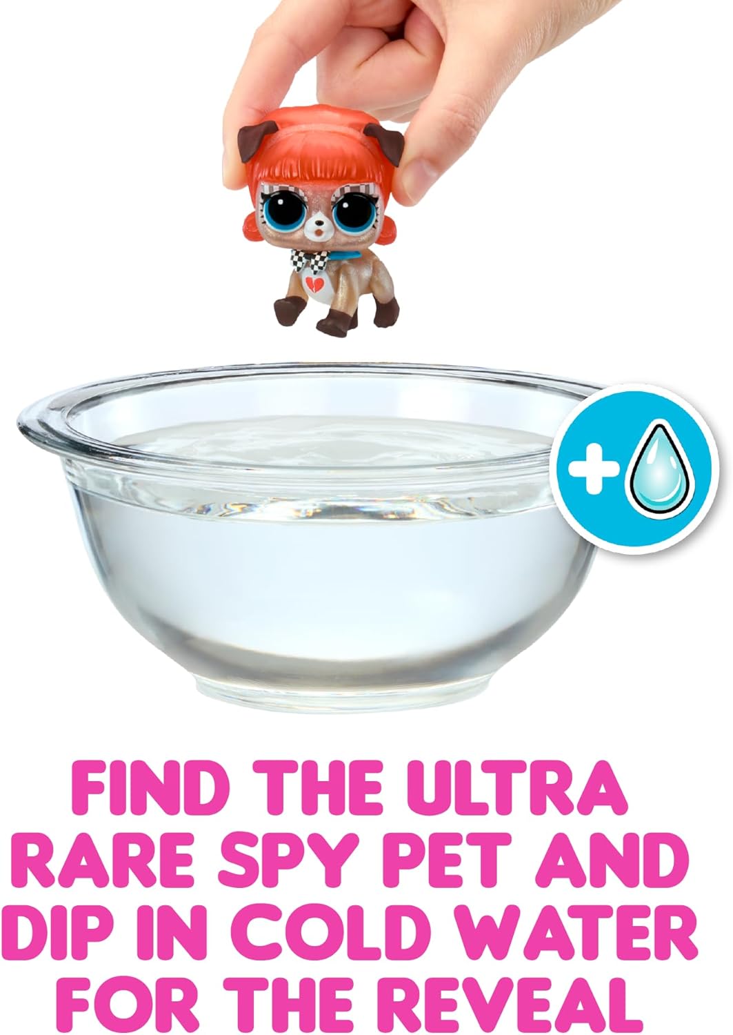 L.O.L. Surprise! Eye Spy Series Pets - Incluye 1 Muñeca, con Funciones de Cambio de Color, Embalaje Ciego, Colecciona las 8 Muñecas