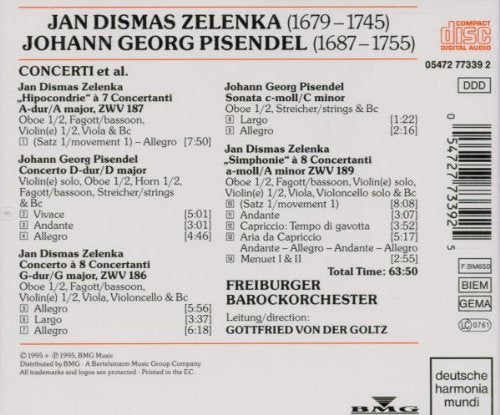 Zelenka / Pisendel: Concerti et al.