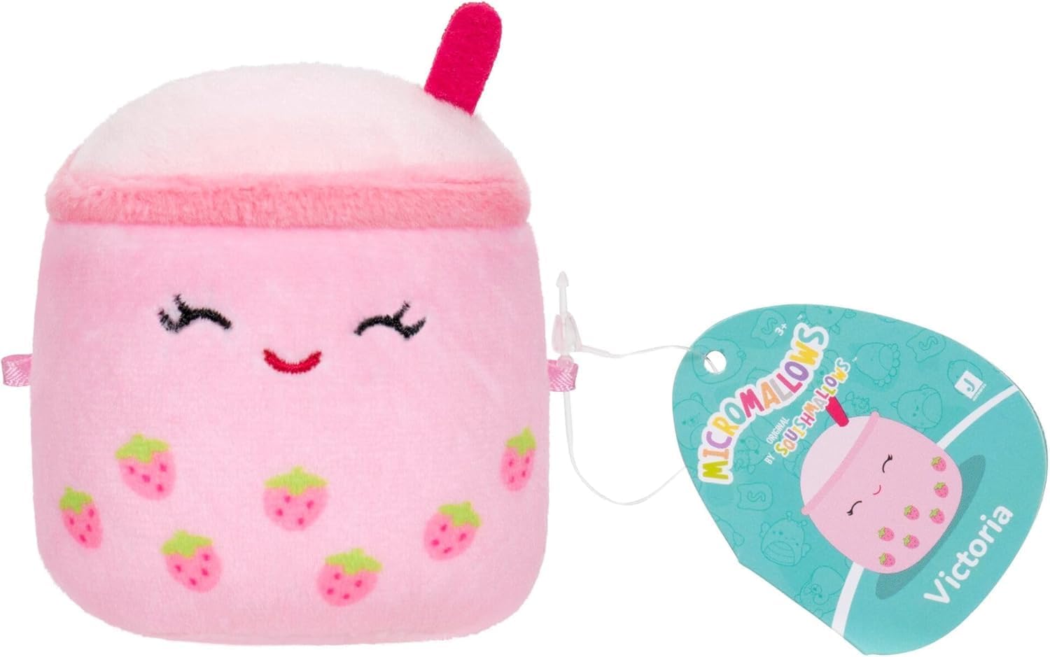 Micromallows SQMM0192-3 Pack, Super Soft Mini Squishmallows, 6.5 cm Plush Figures (Mony, Tristan, Victoria