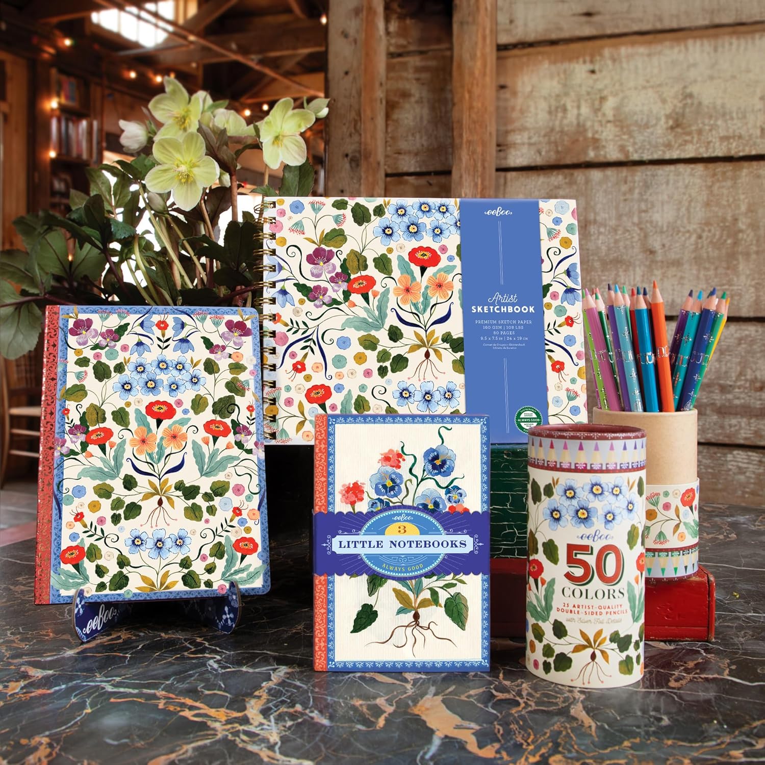 Eeboo - Journal - Flora`S Luxe (Ebjn129)