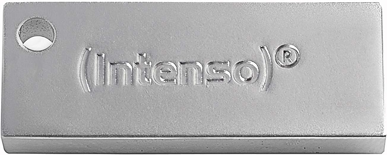 Intenso Premium Line - Chiavetta USB 64 GB - Memoria USB 3.2 Gen 1x1, fino a 100MB/s, Argento