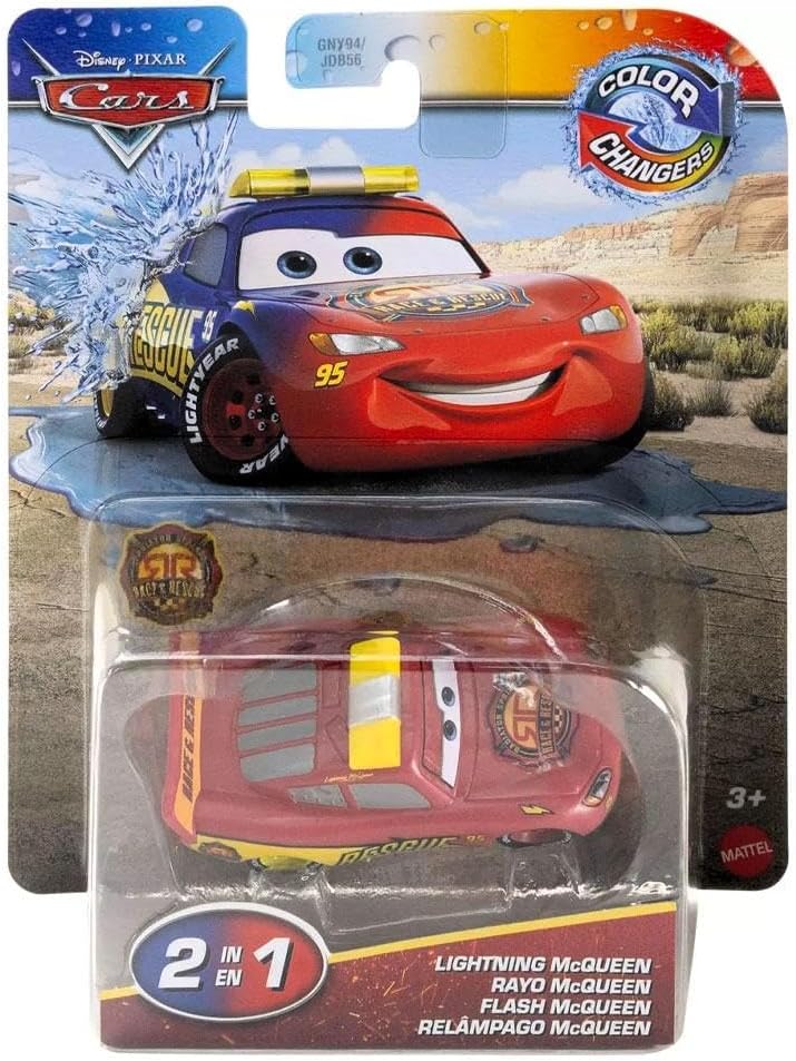 Disney Cars 2025 Color Changers Radiator Springs Race & Rescue Lightning McQueen