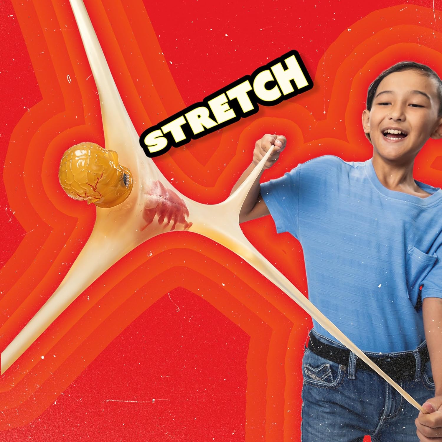 Stretch Armstrong Basic Fun Collector’s Edition – X-Ray Retro Comic Con Exclusive Figure – Limited Edition Stretchable Collectible for Ages 5+