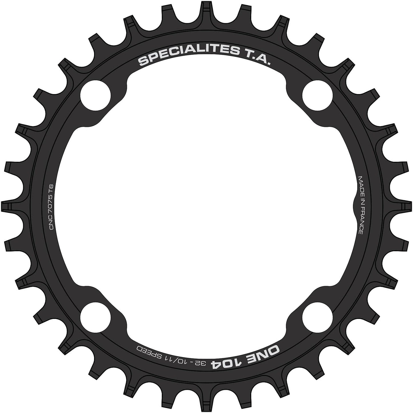 Spécialités TA 104 Stück One MTB schmal/breit Kettenblatt