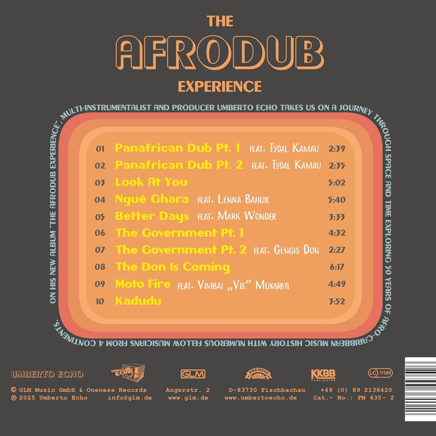 The Afrodub Experience (LP