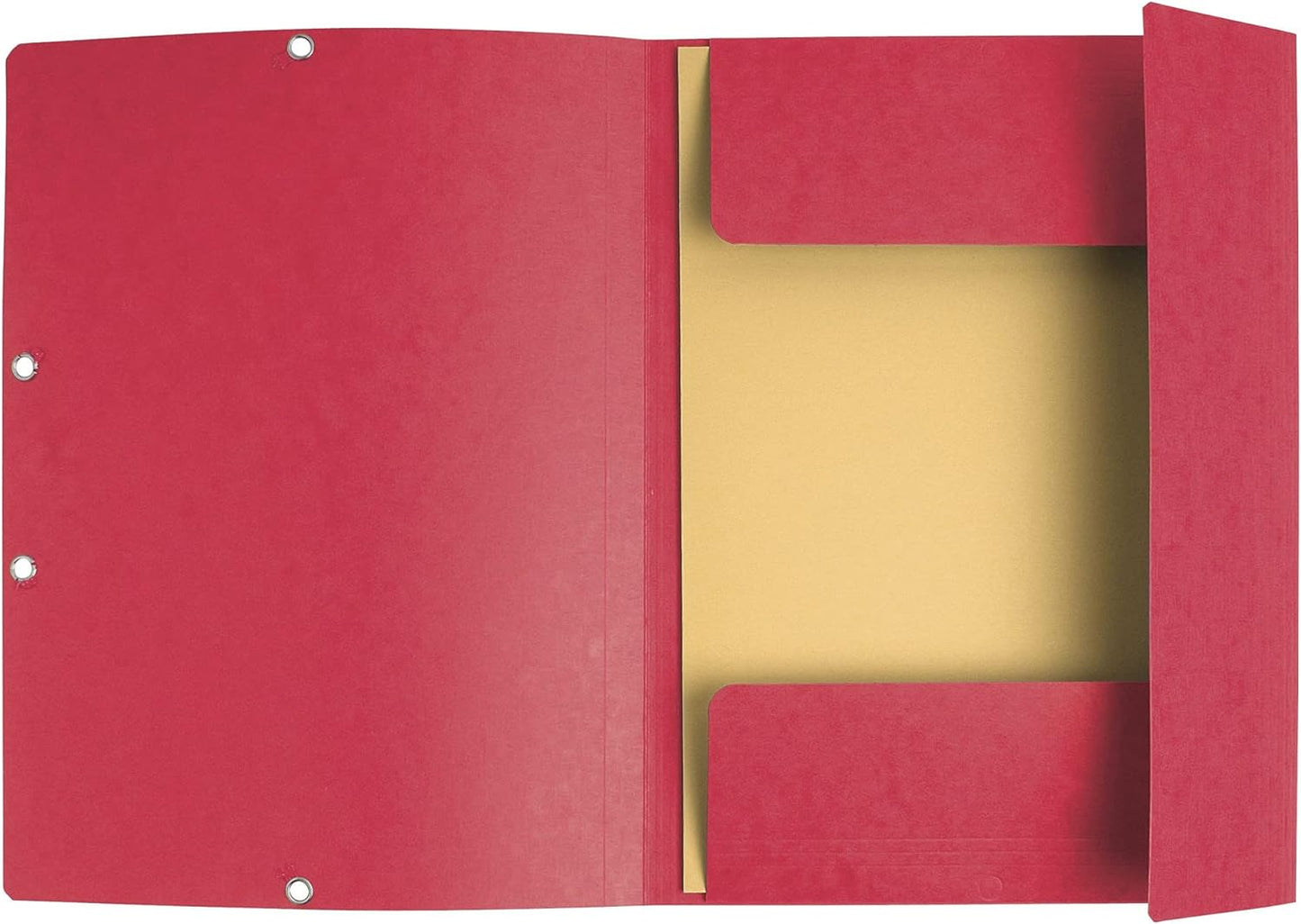 Exacompta - Ref 55515E - Europa Collection - Elasticated 3-Flap Folders - Suitable for A4 Documents, 400gsm Glossy Card - Assorted Colours (Pack of 10