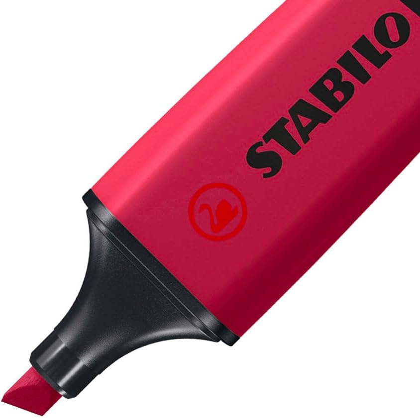 STABILO BOSS Highlighter Pen | 1 Piece | Naturecolors | Wild Flower | Burgundy
