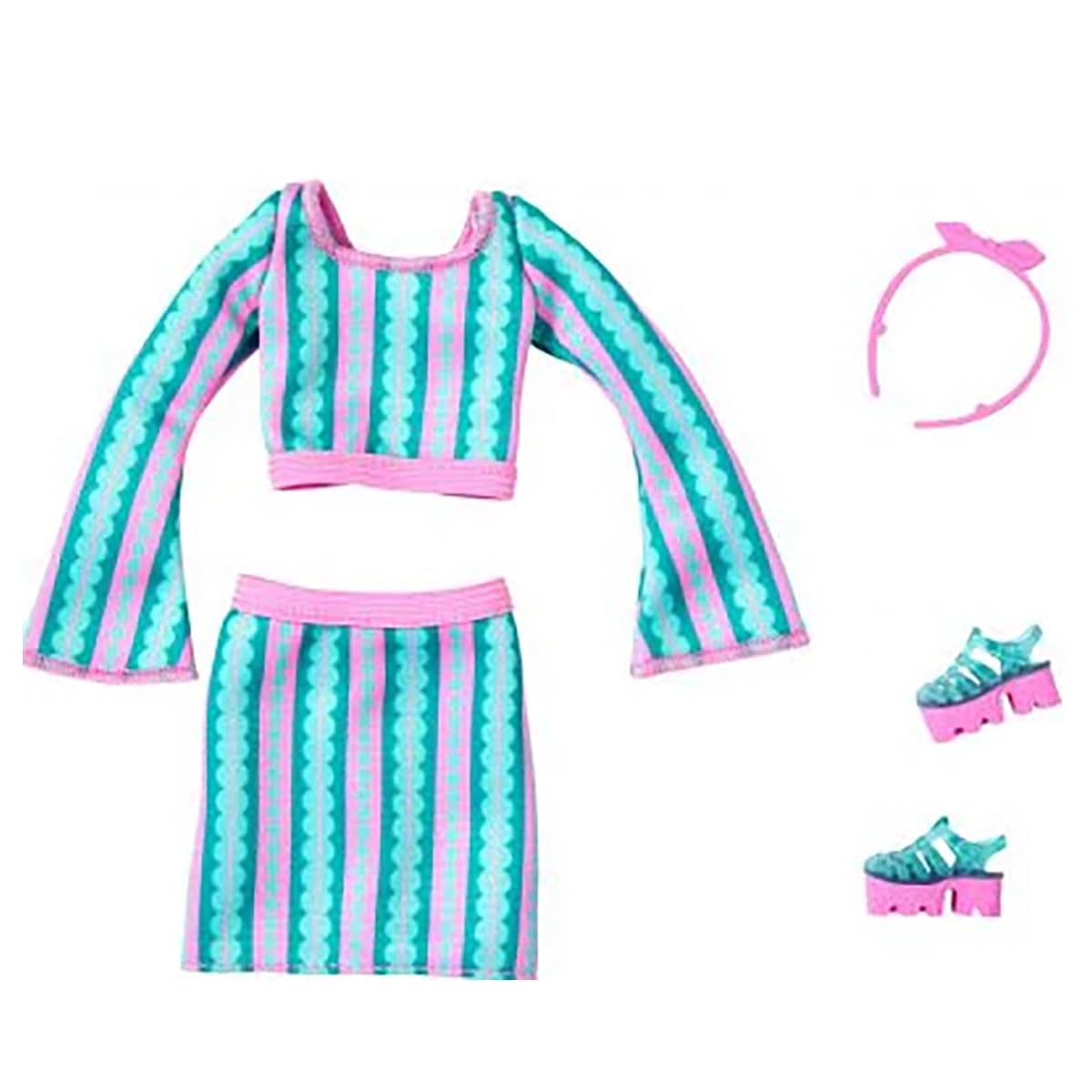 Barbie - Complete Look Fashion Pack (Striped set Outfit) /Toys