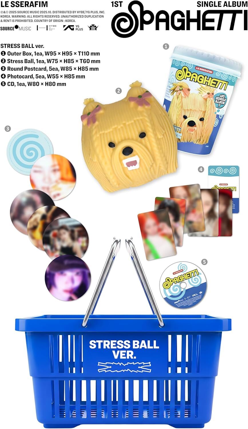 1st Single Album 'SPAGHETTI' (STRESS BALL Ver.)