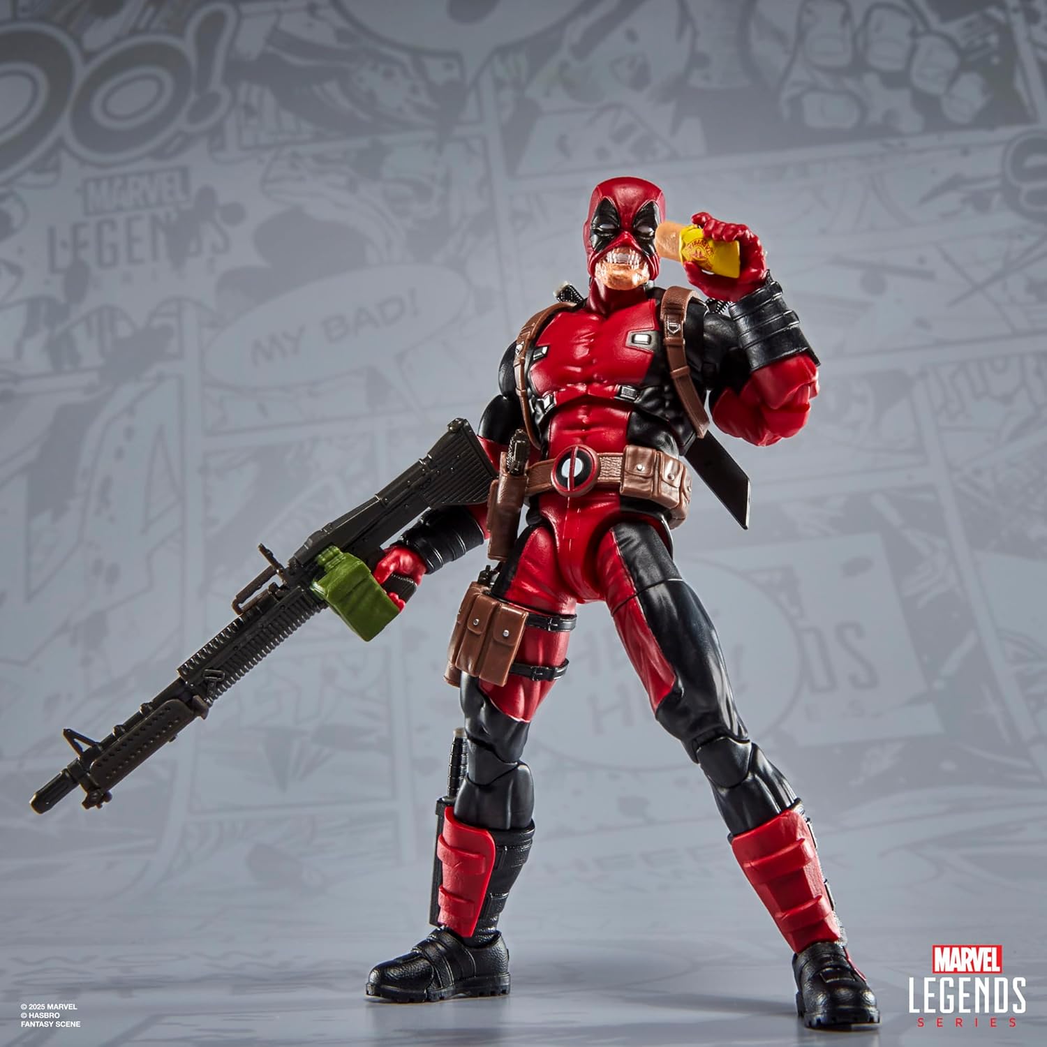 Marvel Legends Maximum Series Deadpool Action Figure with Doop