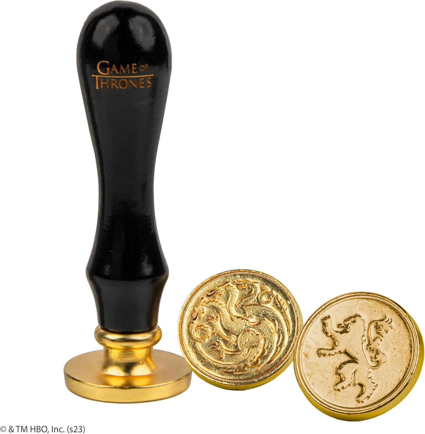 Cinereplicas Game of Thrones - Stark, Targaryen en Lannister + Wax zegelset met 3 emmers - Officiële licentie