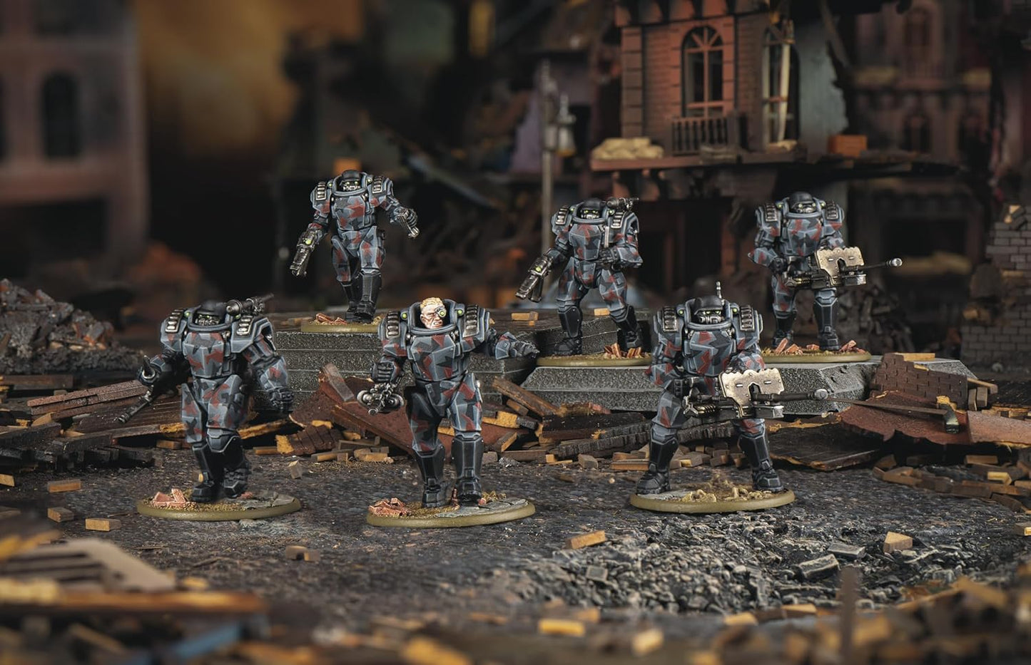 Warlord Games Stahltruppen Heavy Infantry - Axis Miniatures for Konflikt 47 Highly Detailed 28mm Scale Miniatures