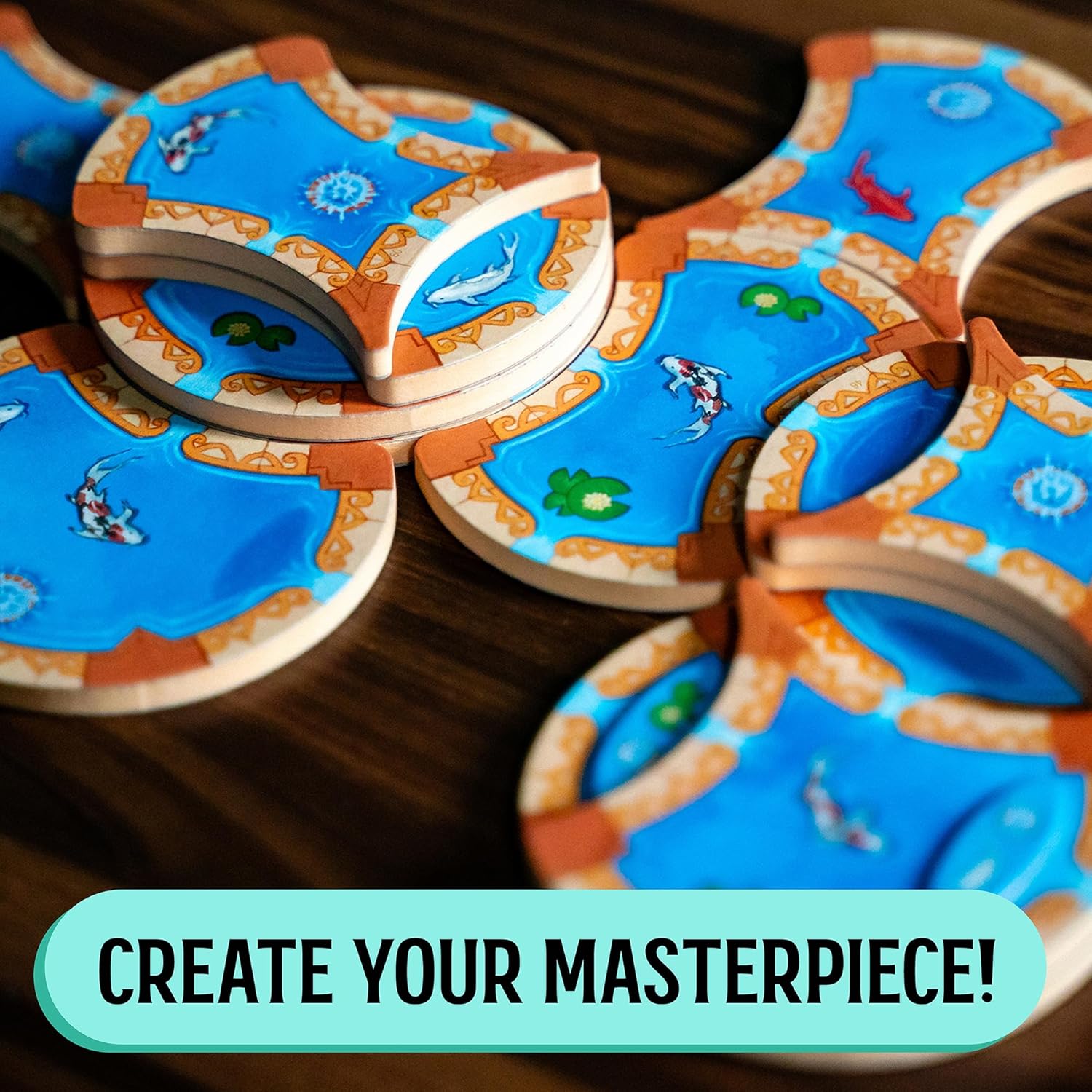 USAopoly | Fountains | Board Game | Ages 10+ | 1-5 Players | 30-45+ Minutes Playing Time