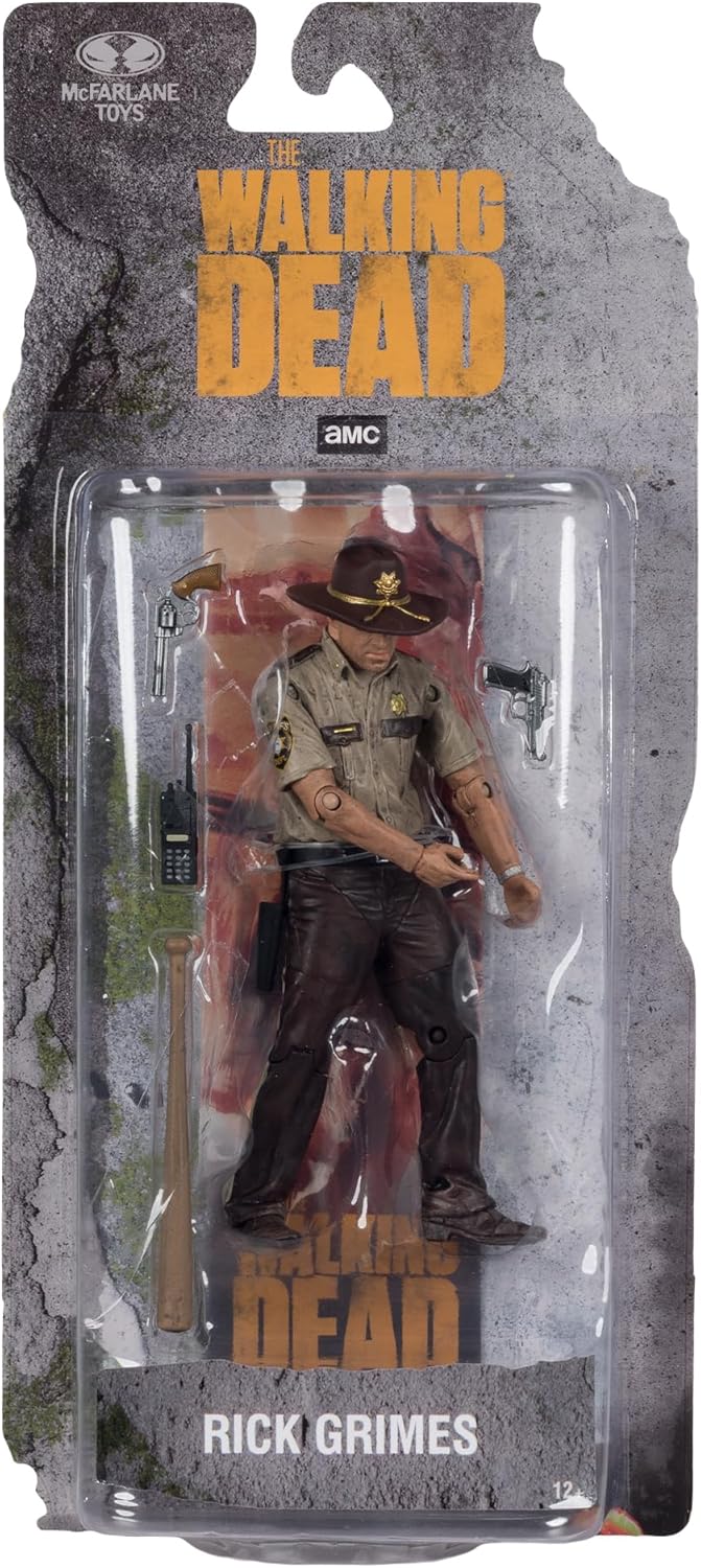 McFarlane The Walking Dead Rick Grimes 5in Action Figure Toys