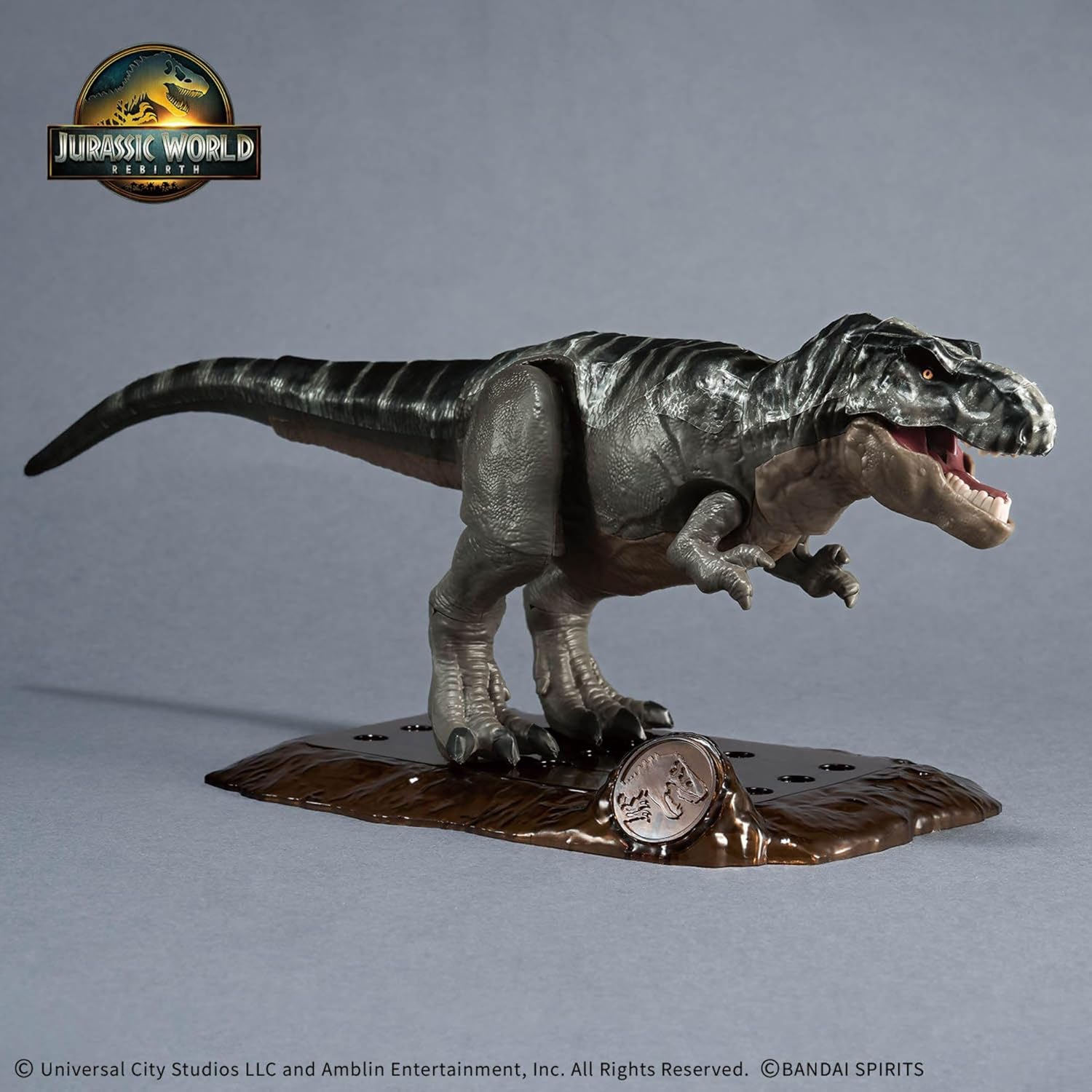 Bandai Hobby | Plannosaurus Jurassic World T. Rex Model Kit | Official Bandai Dinosaur Figure | Easy Snap‑Fit Assembly, No Glue or Paint Required