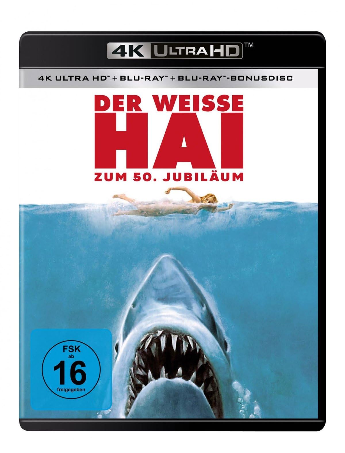 Der weiße Hai - 50th Anniversary (4K Ultra HD + Blu-ray + Bonus Blu-ray