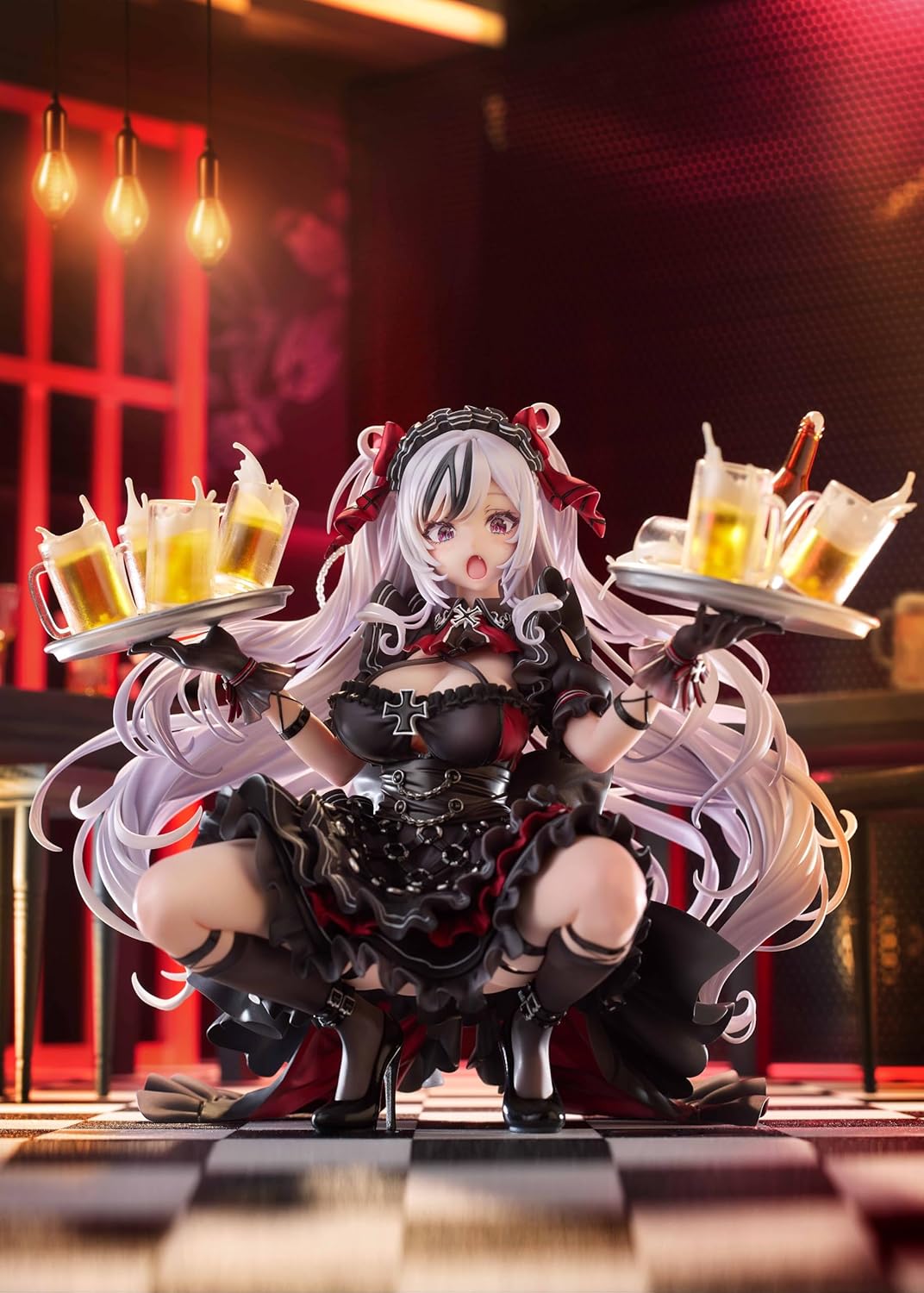 Golden Head Plus Azur Lane, Azur Lane, Elbe, No Show Place, Total Height Approx. 6.3 inches (160 mm) (Base Included) 1/7 Scale Figure Made of PVC and ABS