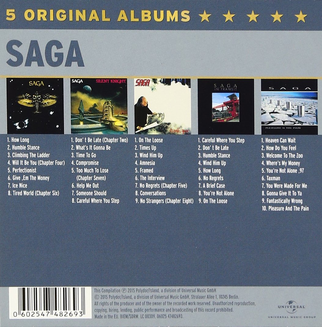 SAGA - 5 Original Albums Volume 2
