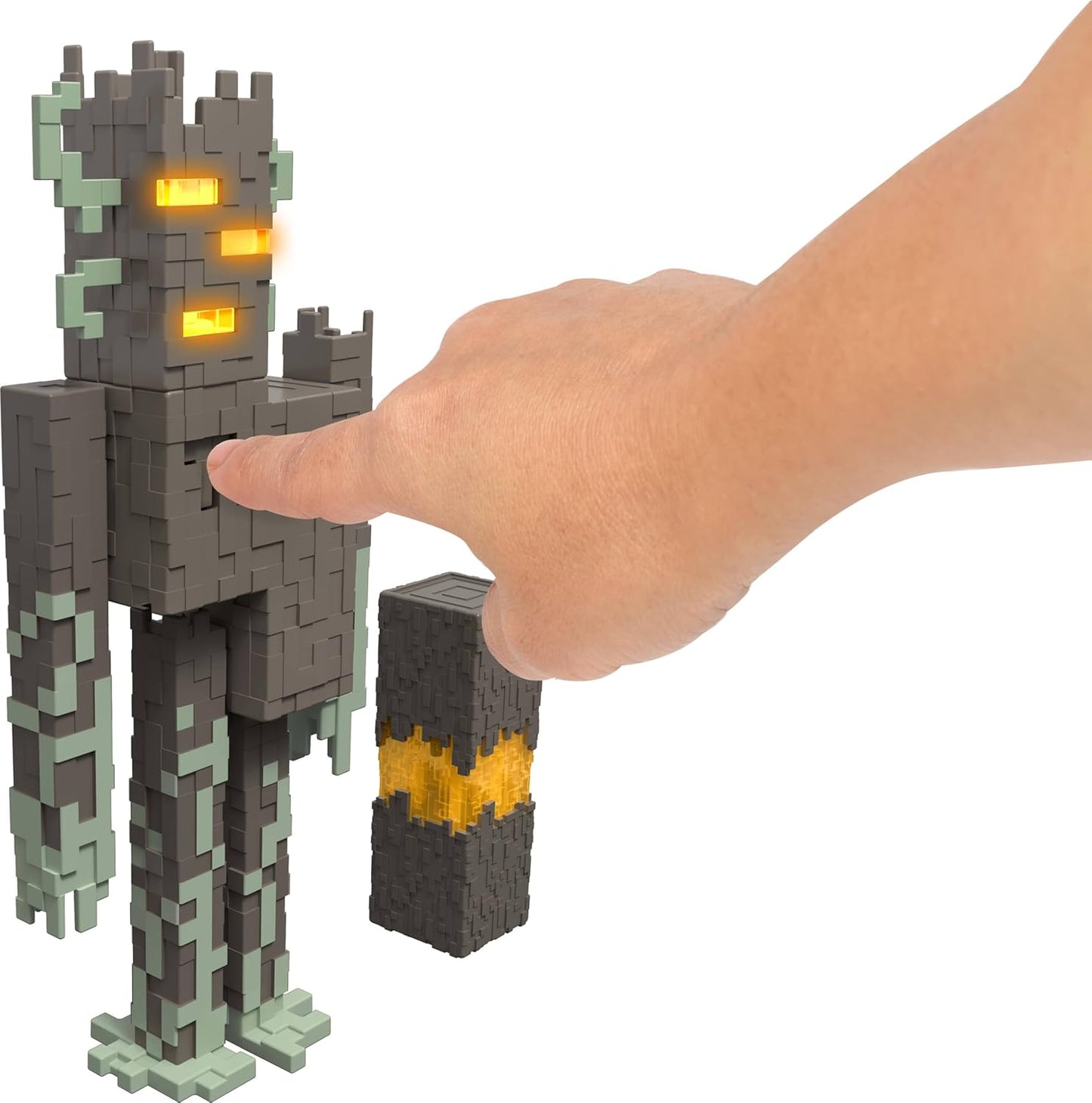 Mattel Minecraft The Creaking Action Figure with Interactive Lights, Sounds & Croaking Heart Accessory, 8-inch Collectible Toy, JKR45