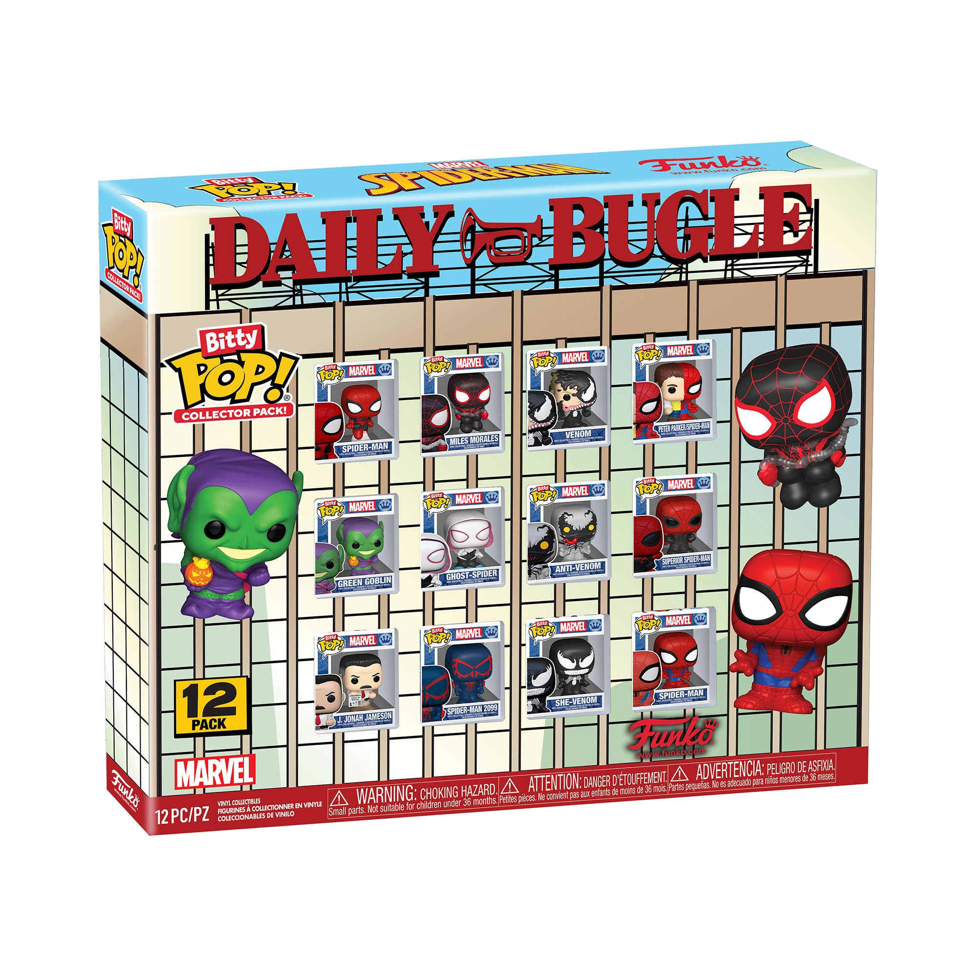 Spider-Man Spider-Man (Bitty Pop!) 12er Pack Vinyl Figuren Unisex Funko Pop! Standard