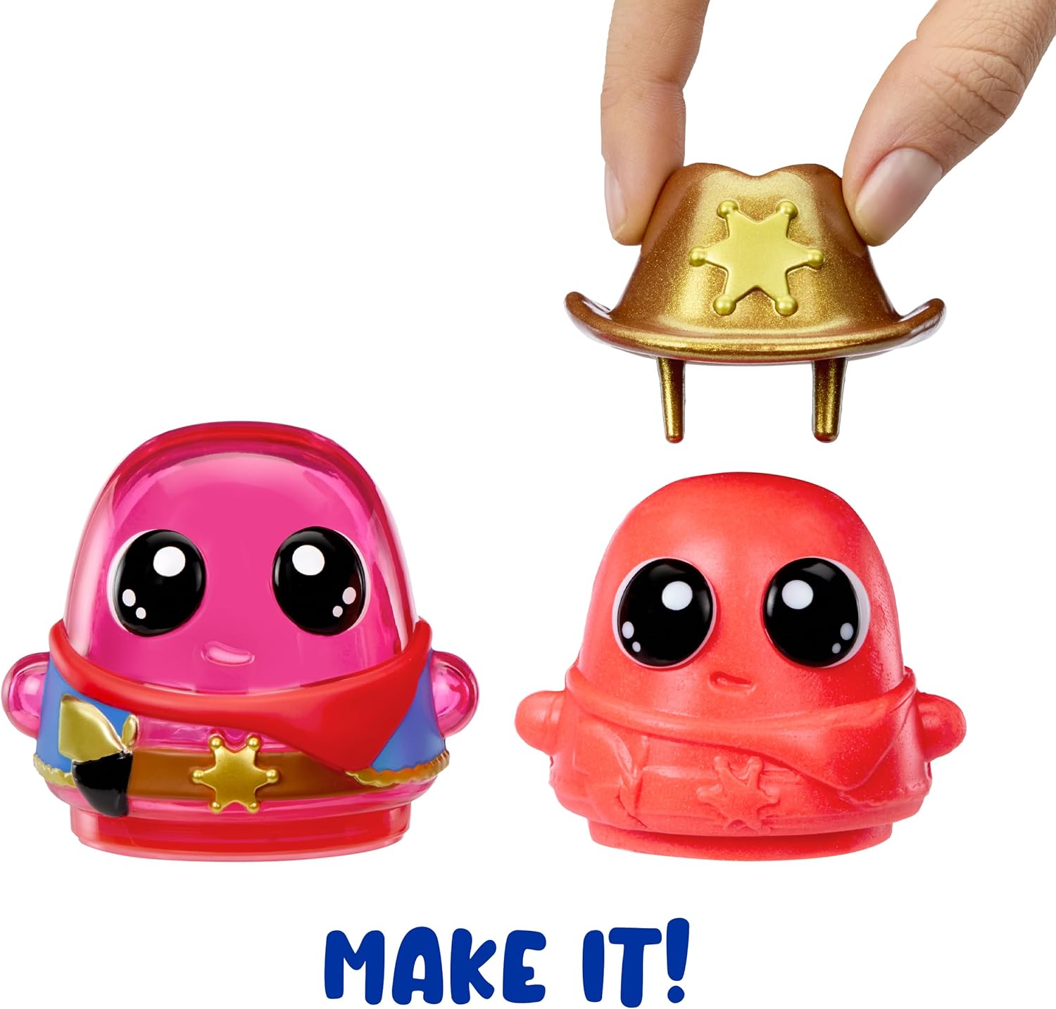 DohKins Cowboy Single Pack Character - Includes 1 DohKins Character, Collect All 6, Dough Never Dries, No Gluten, Suitable for Collectors & Kids Ages 2-5 Years