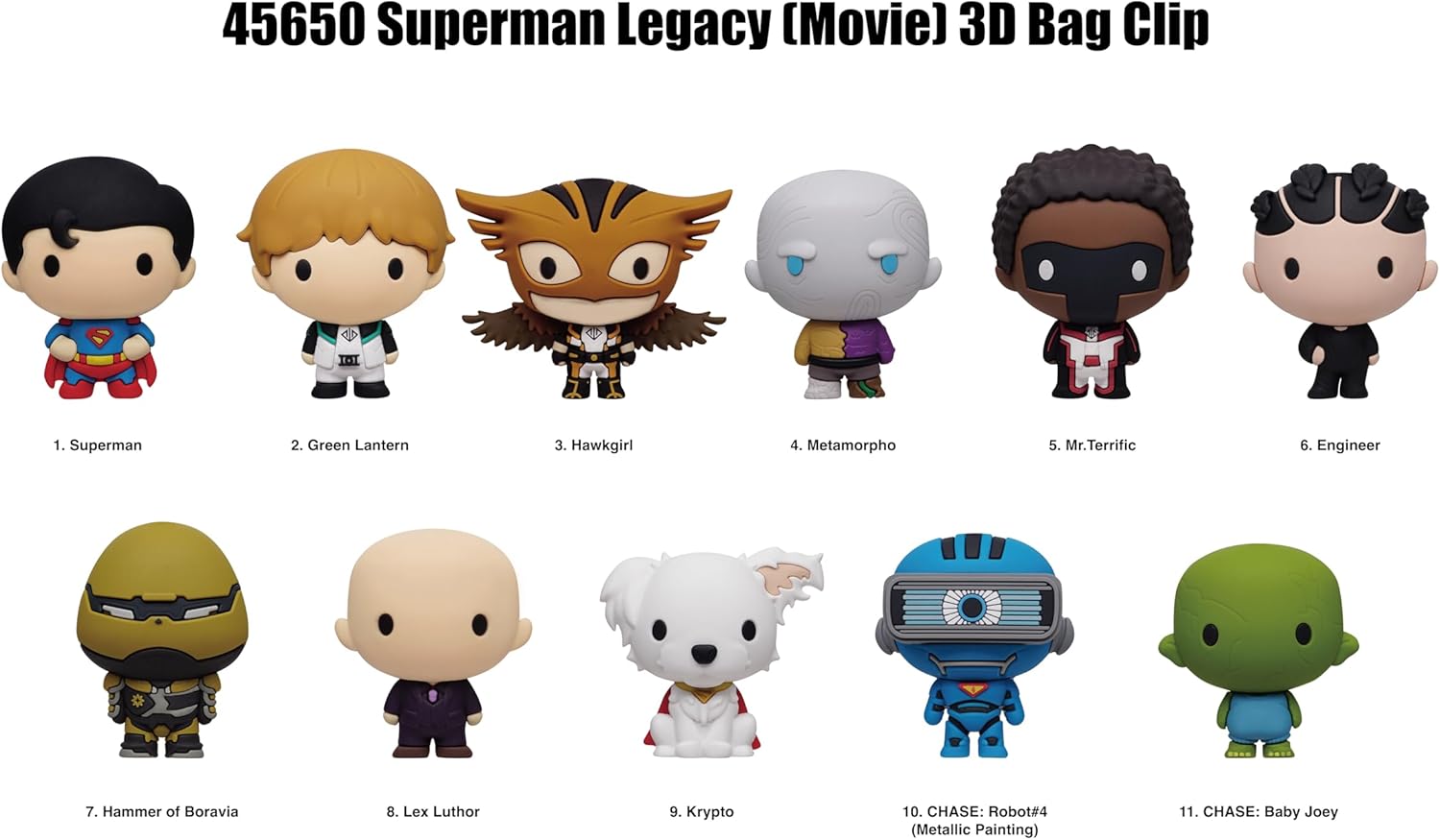 Superman Legacy Movie 3D Foam Bag Clip
