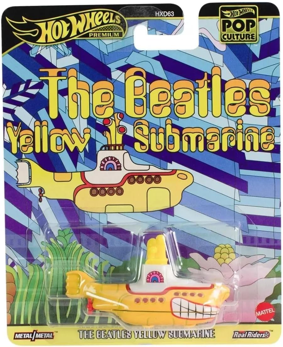 Hot Wheels HW The Beatles Yellow Submarine Collector for Collectors