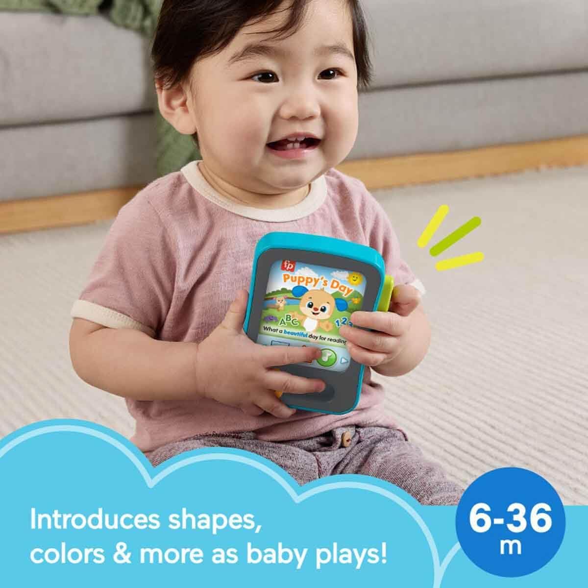 Fisher-Price Toy Tablet with Music and Light for Babies from 6 Months with Support for Multiple Languages