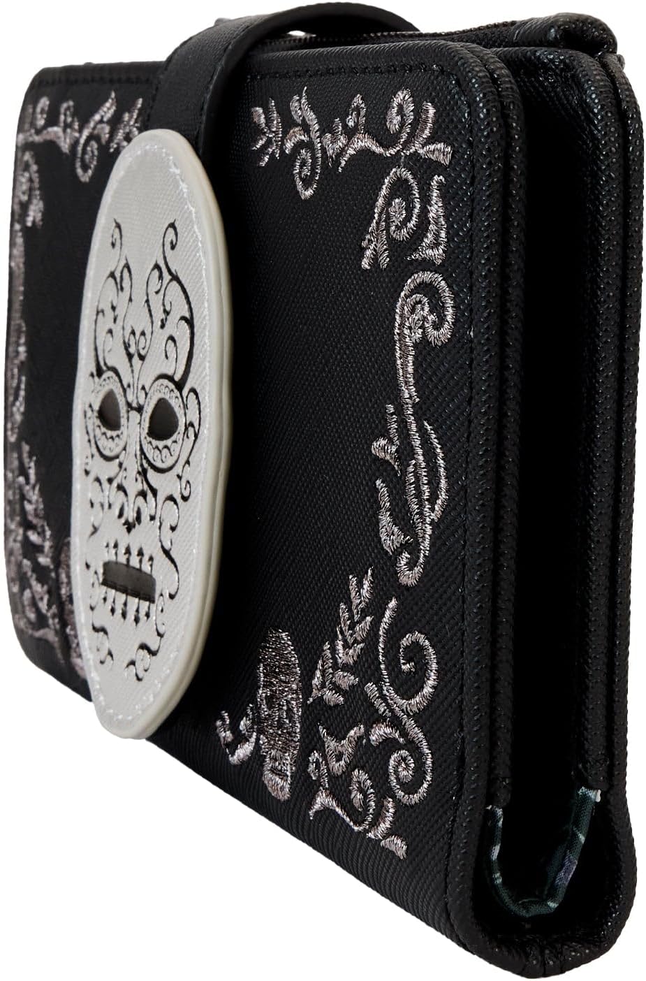 Loungefly Harry Potter Death Eater Flap Wallet, Black/White, One Size, Casual