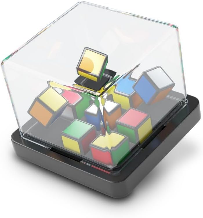 Rubik's 2-Player Rubik's Quick Release Race, Classic Fast Pace Strategic Brain Game
