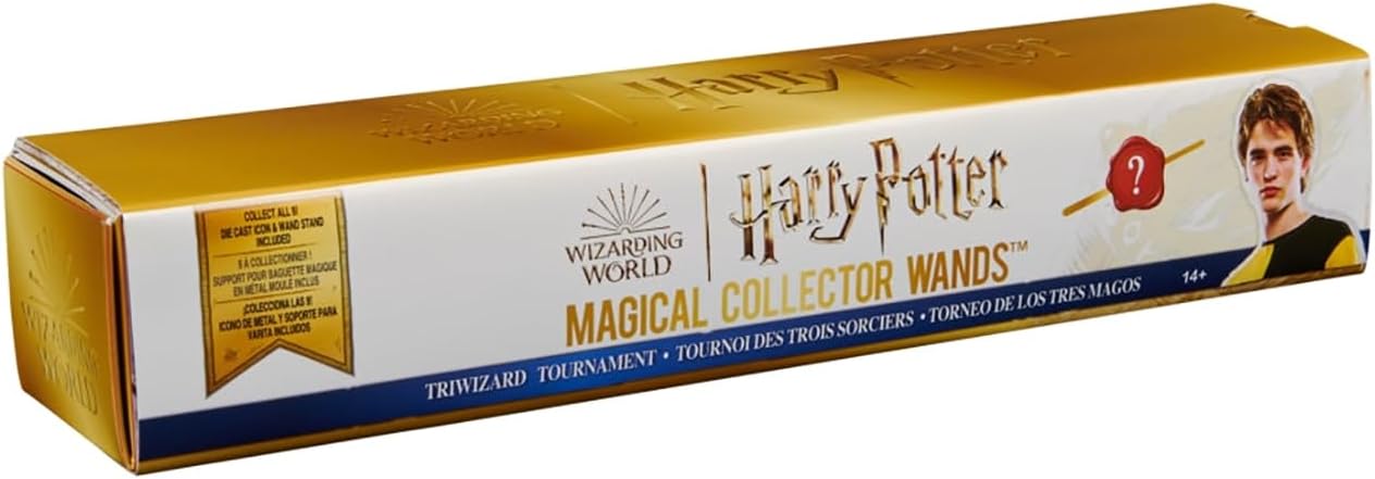 Wizarding World Harry Potter Surprise Collectible Stick Harry Potter and Goblet of Fire with Metal Base and Icon 14+ Years