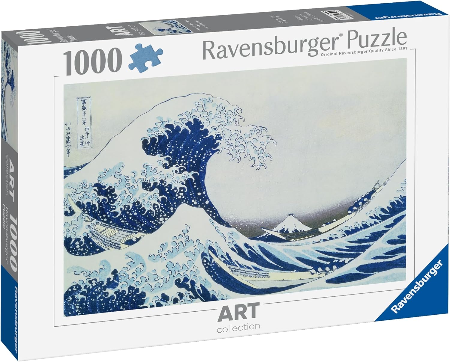 Ravensburger - Puzzle 1000 Pieces The Great Wave of Kanagawa | Puzzle Adults 70x50cm | Puzzle 1000 Pieces Art Collection | Adult Puzzles